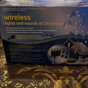Holiday Classics Wireless Christmas Lights and Sounds - Gold